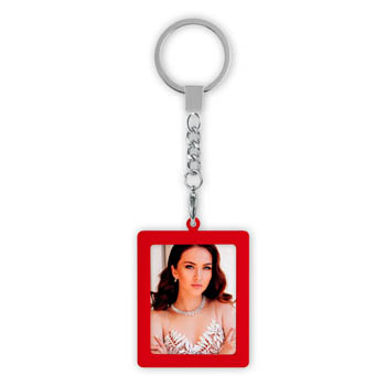 PHOTO KEYCHAIN RED 3,5X4,5