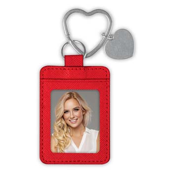PHOTO KEYCHAIN RED HEART 3.5X4.5